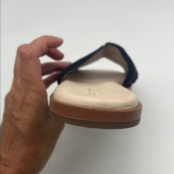 Cole Haan - Ansley Black Jute Woven Lightweight Slide On Flat Sandal Size 8 - Picture 11 of 13